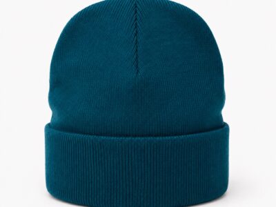 Acrylic Beanie – Teal back Acrylic Beanie – Teal back