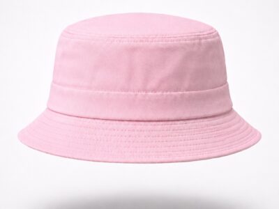 Bucket Hat – Solid Colour – Pink back Bucket Hat – Solid Colour – Pink back
