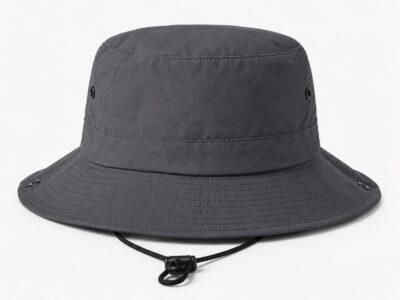 Bucket Hat – Draw String – Grey back Bucket Hat – Draw String – Grey back